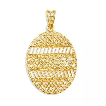 Подвеска из желтого золота Линии Любви