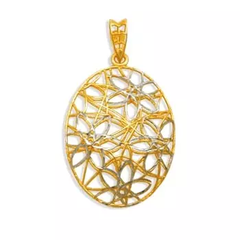 Подвеска из желтого золота Линии Любви