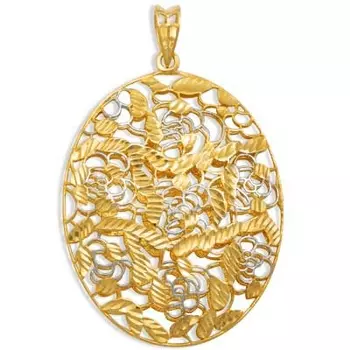 Подвеска из желтого золота Линии Любви