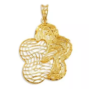 Подвеска из желтого золота Линии Любви