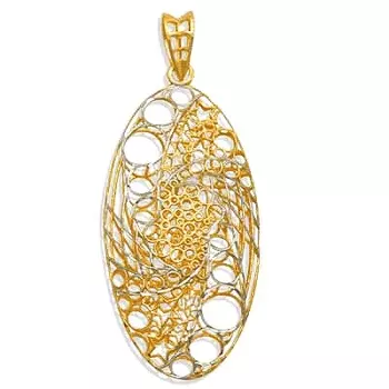 Подвеска из желтого золота Линии Любви