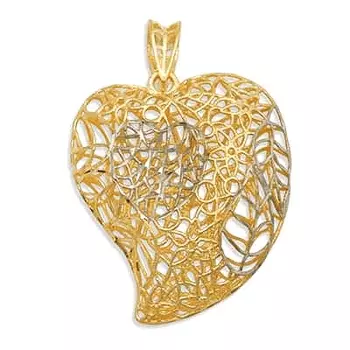 Подвеска из желтого золота Линии Любви