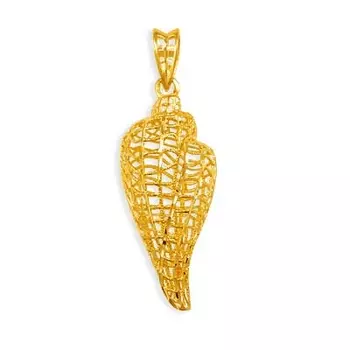 Подвеска из желтого золота Линии Любви