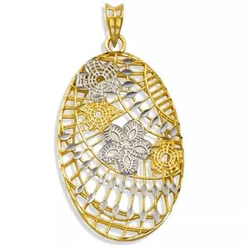 Подвеска из желтого золота Линии Любви