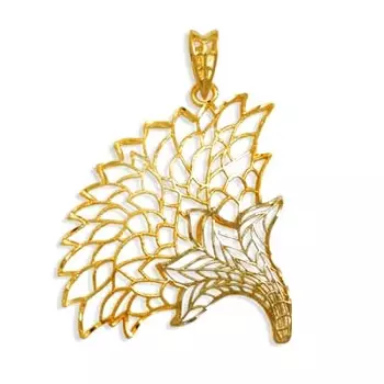 Подвеска из желтого золота Линии Любви