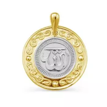 Подвеска из желтого золота Линии Любви