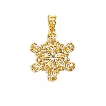 Подвеска из желтого золота Линии Любви