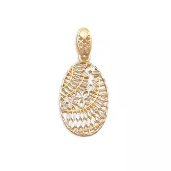 Подвеска из желтого золота Линии Любви