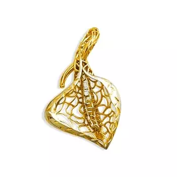 Подвеска из желтого золота Линии Любви