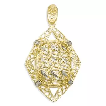 Подвеска из желтого золота Линии Любви