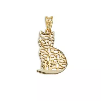 Подвеска из желтого золота Линии Любви