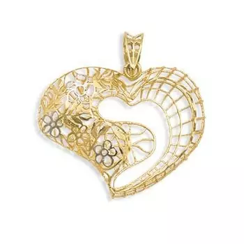 Подвеска из желтого золота Линии Любви