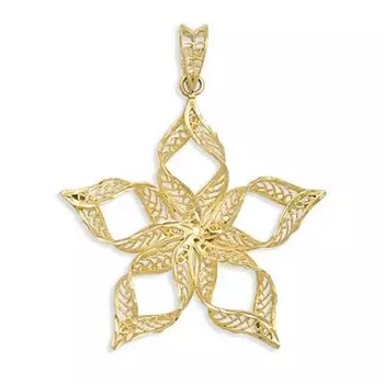 Подвеска из желтого золота Линии Любви