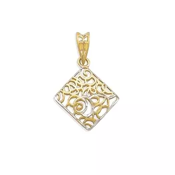 Подвеска из желтого золота Линии Любви