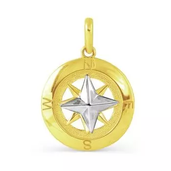 Подвеска из желтого золота Линии Любви