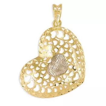 Подвеска из желтого золота Линии Любви