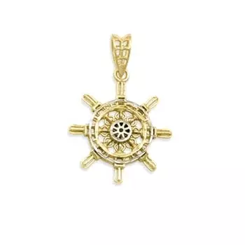 Подвеска из желтого золота Линии Любви