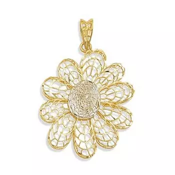 Подвеска из желтого золота Линии Любви