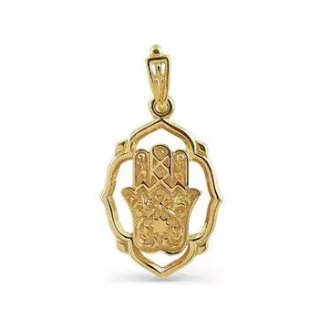 Подвеска из желтого золота Линии Любви