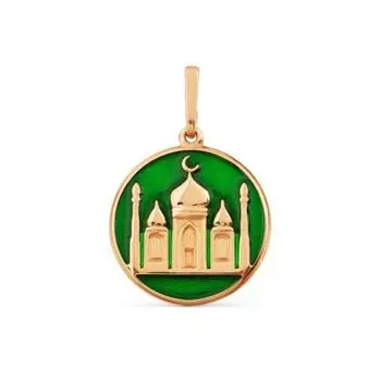 Подвеска с эмалью Линии Любви