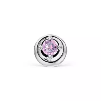 Подвеска с аметистом Линии Любви