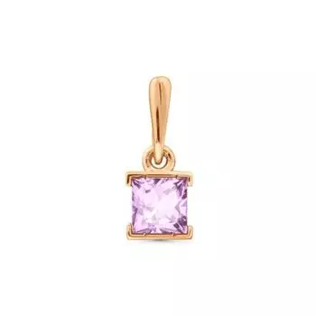 Подвеска с аметистом Линии Любви