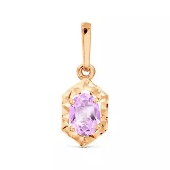 Подвеска с аметистом Линии Любви