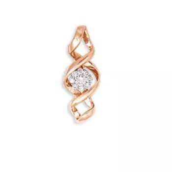 Подвеска с бриллиантами Линии Любви