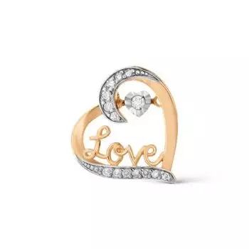 Подвеска с бриллиантами Линии Любви