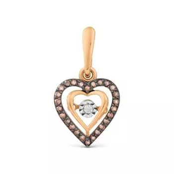 Подвеска с бриллиантами Линии Любви