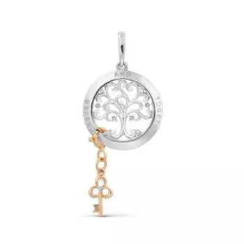 Подвеска с бриллиантами Линии Любви