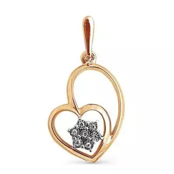 Подвеска с бриллиантами Линии Любви