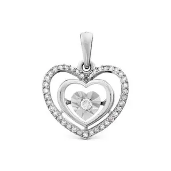 Подвеска с бриллиантами Линии Любви