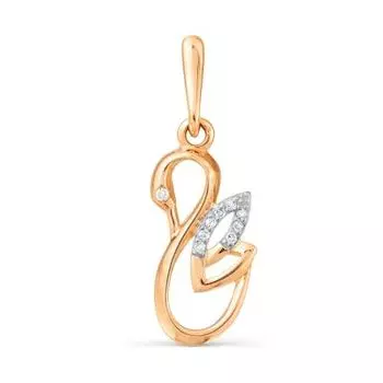 Подвеска с бриллиантами Линии Любви