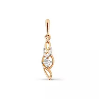 Подвеска с бриллиантами Линии Любви