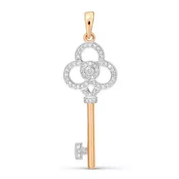 Подвеска с бриллиантами Линии Любви