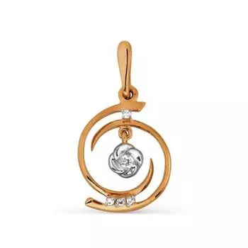 Подвеска с бриллиантами Линии Любви