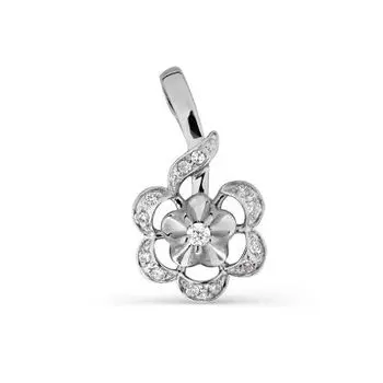 Подвеска с бриллиантами Линии Любви