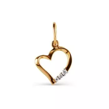 Подвеска с бриллиантами Линии Любви