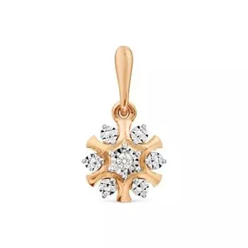 Подвеска с бриллиантом Линии Любви