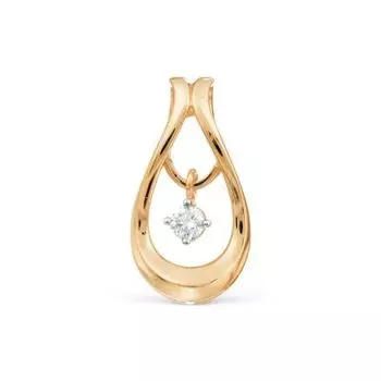 Подвеска с бриллиантом Линии Любви