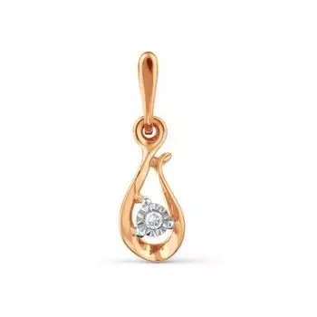 Подвеска с бриллиантом Линии Любви