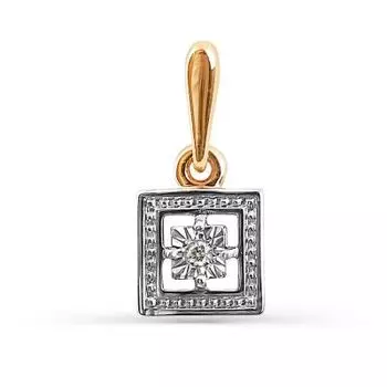 Подвеска с бриллиантом Линии Любви