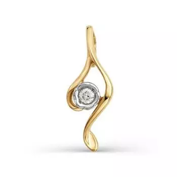 Подвеска с бриллиантом Линии Любви