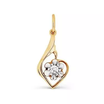 Подвеска с бриллиантом Линии Любви