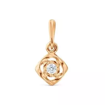 Подвеска с бриллиантом Линии Любви