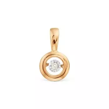 Подвеска с бриллиантом Линии Любви
