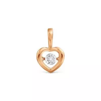 Подвеска с бриллиантом Линии Любви