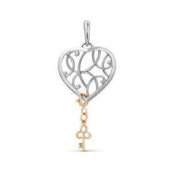 Подвеска с бриллиантом Линии Любви