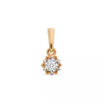 Подвеска с бриллиантом Линии Любви